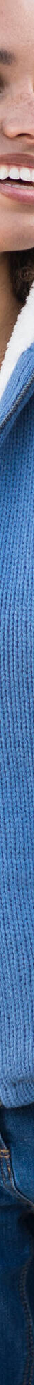 Gilet zippé fourré maille moulinée (bleu grisé) Gilet zippé fourré maille moulinée (bleu grisé)